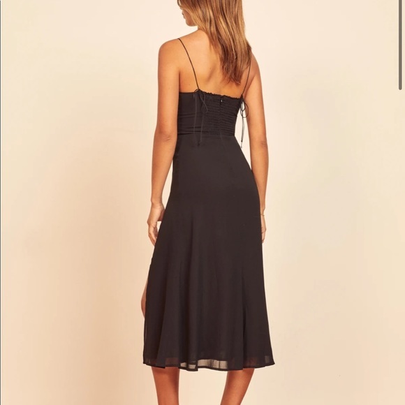 Reformation Juliette Dress - Black - Picture 2 of 6